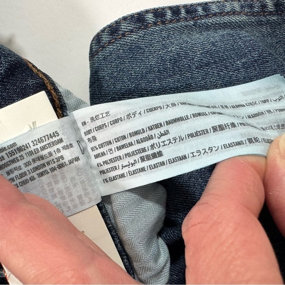 New Abercrombie 90s Straight Leg Jeans Ultra High Rise - Picture 4 of 9